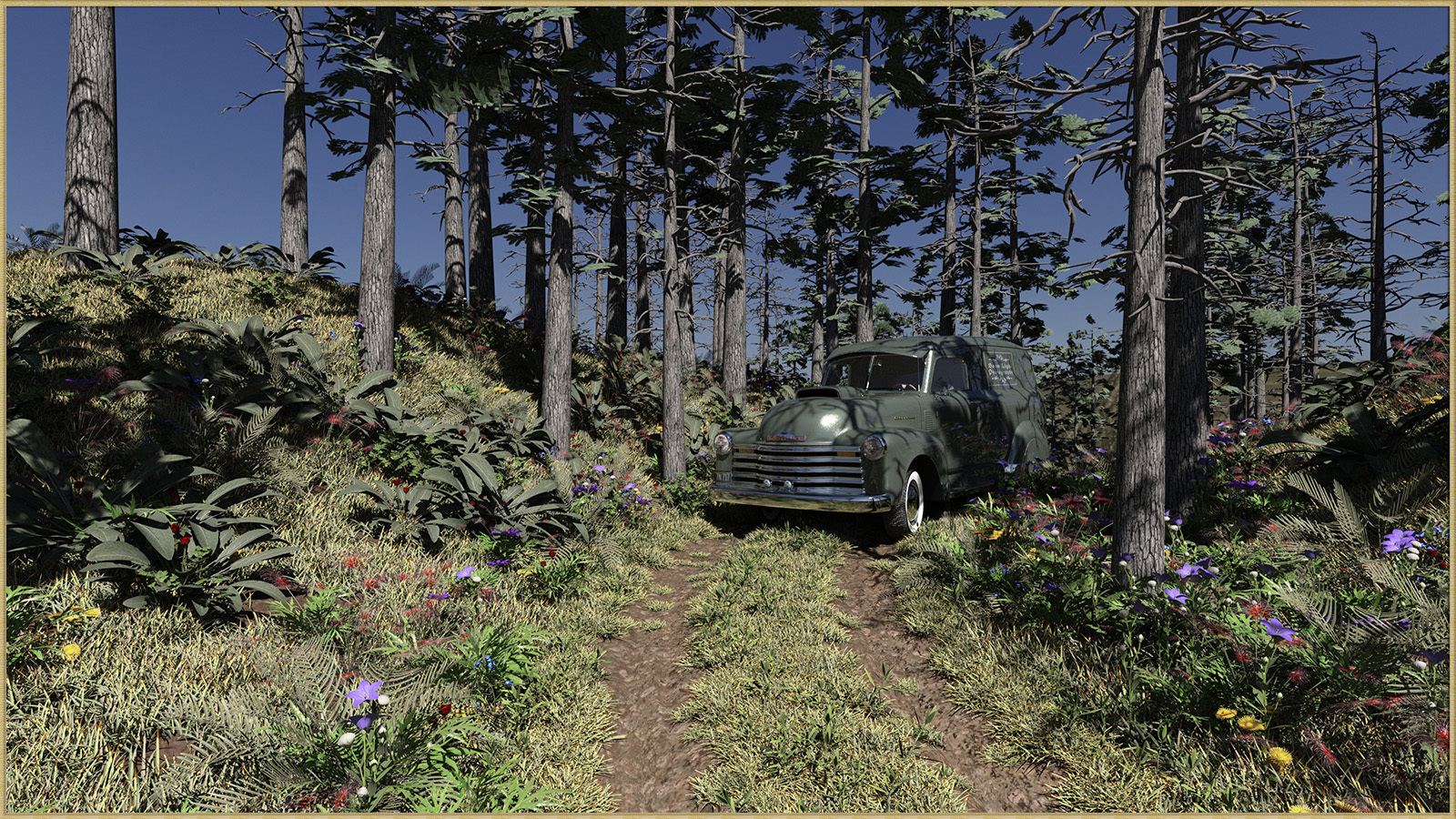 Two Track in the Woods for DS by N/A