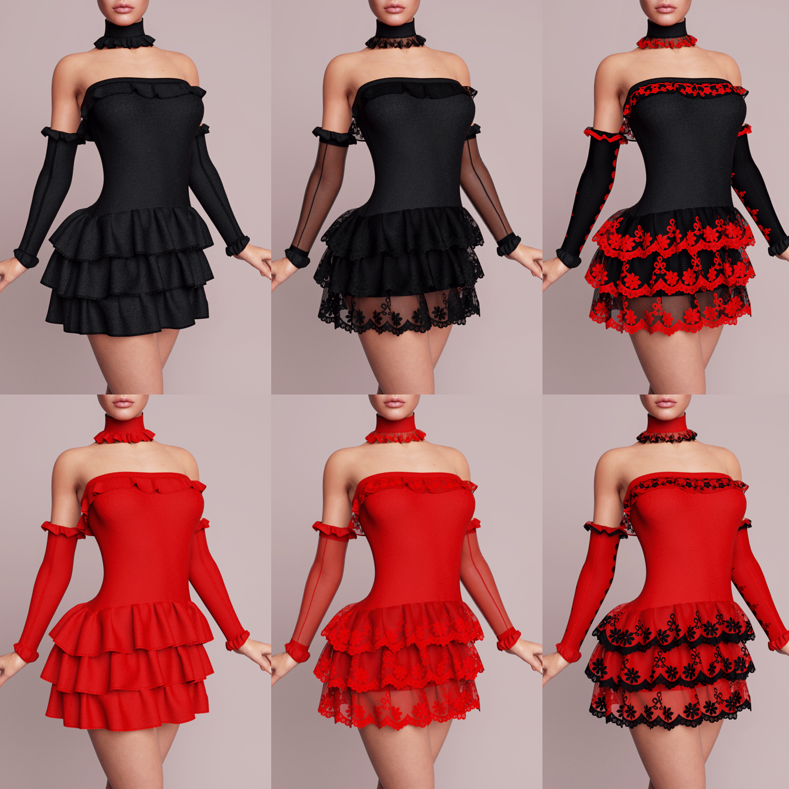 dForce Dancer Outfit G8 and 8.1 Female(s) by N/A