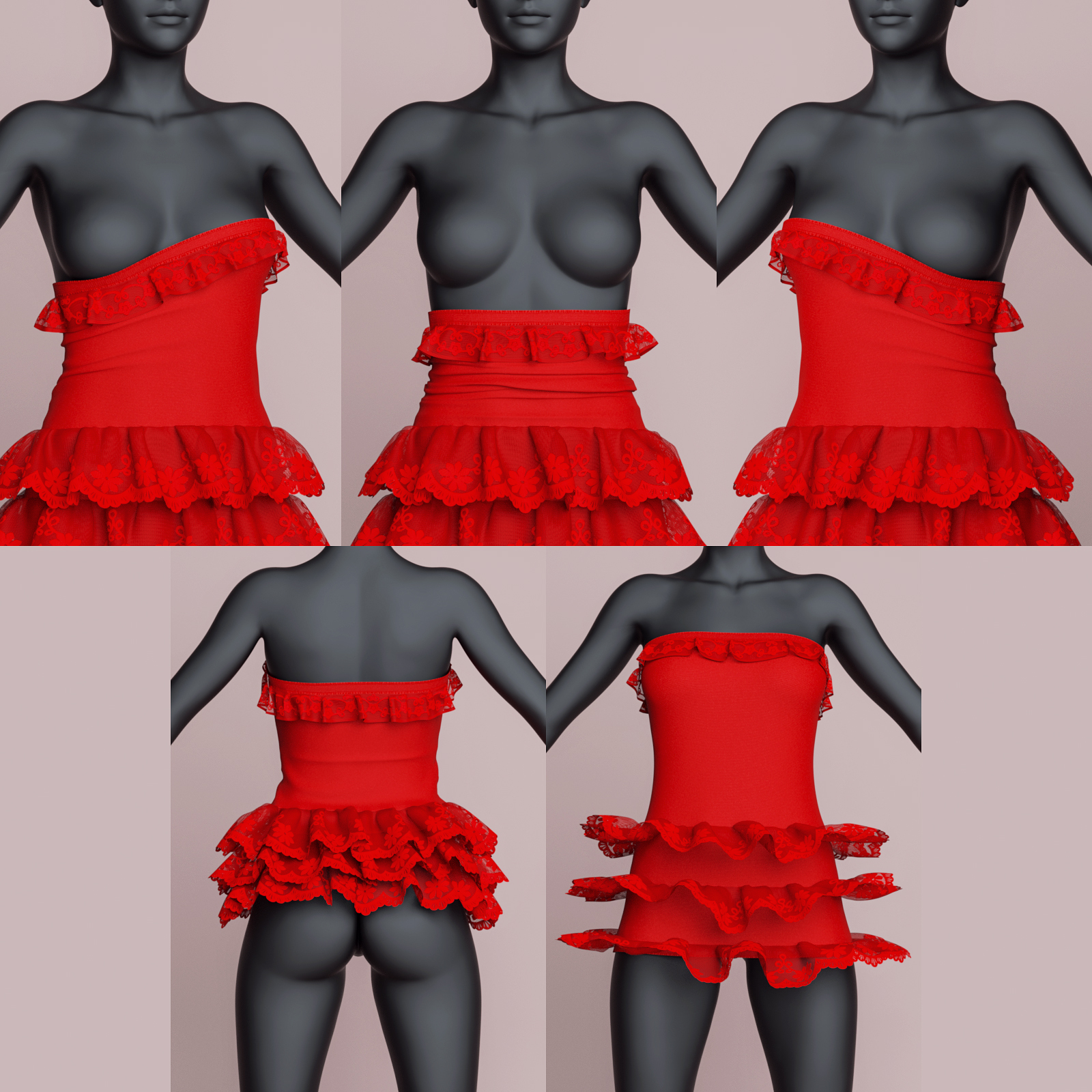 dForce Dancer Outfit G8 and 8.1 Female(s) by N/A