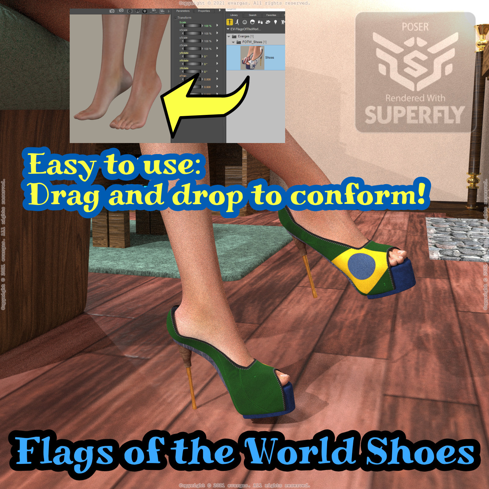 Flags of the world shoes by N/A