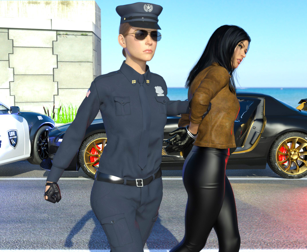Handcuffed Pose Pack for Genesis 8 and 8.1 Females by N/A