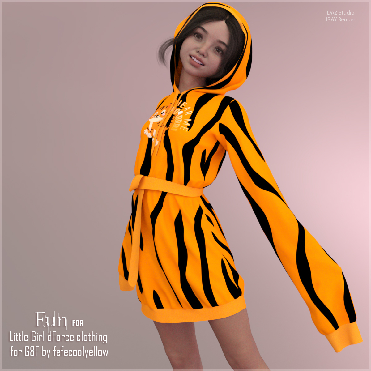 Fun for Little Girl dForce clothing G8F by N/A