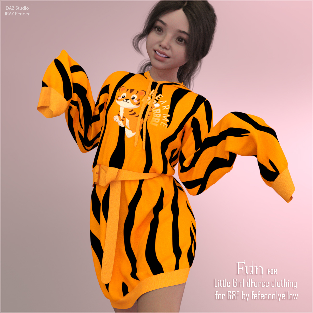 Fun for Little Girl dForce clothing G8F by N/A