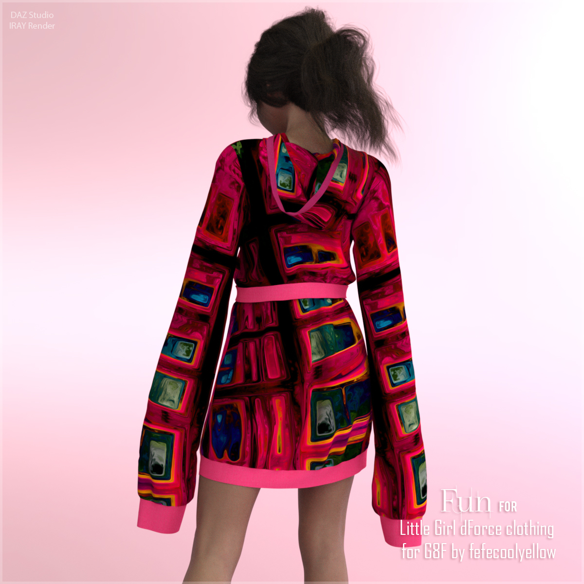 Fun for Little Girl dForce clothing G8F by N/A