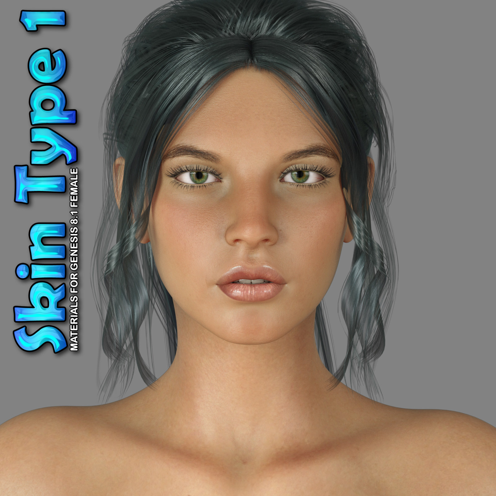 Exnem Skin Type 1 for Genesis 8.1 Female by N/A