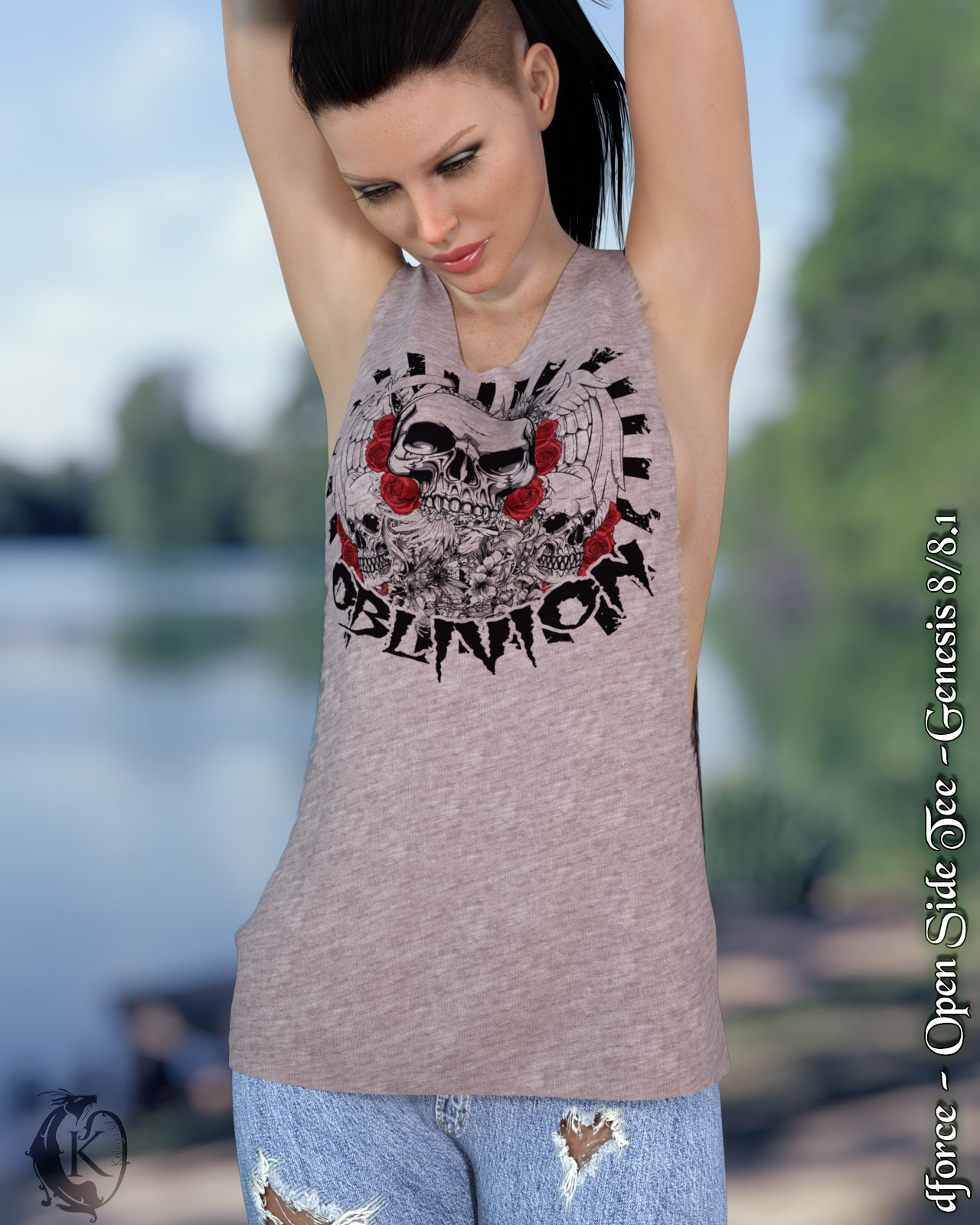 dforce - Open Side Tee - Genesis 8 by N/A