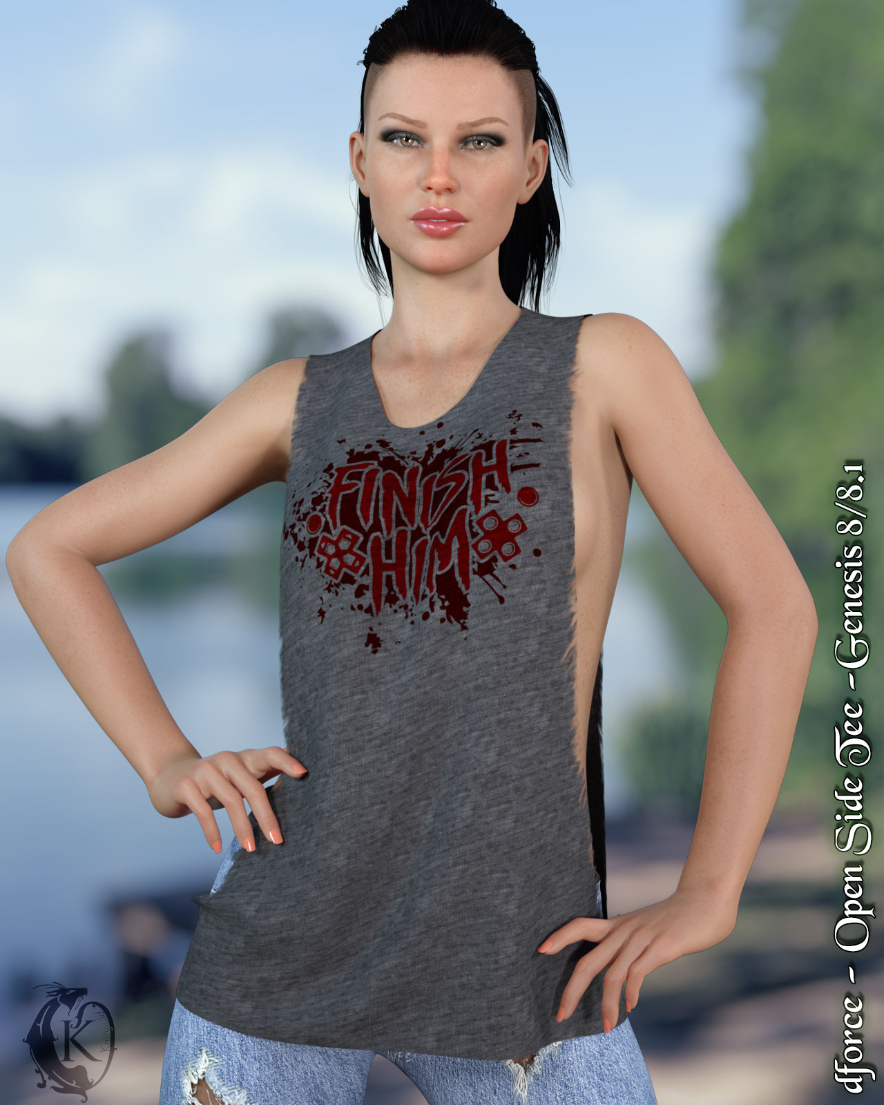 dforce - Open Side Tee - Genesis 8 by N/A