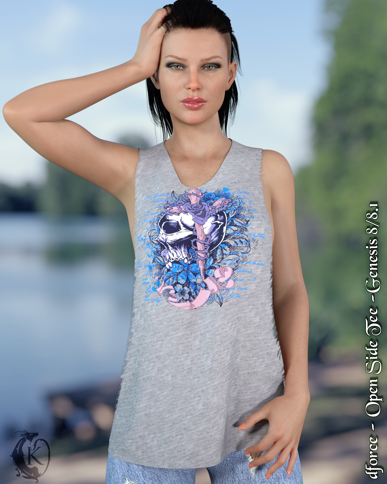 dforce - Open Side Tee - Genesis 8 by N/A