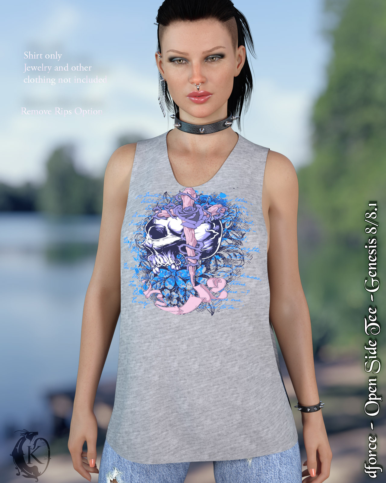 dforce - Open Side Tee - Genesis 8 by N/A