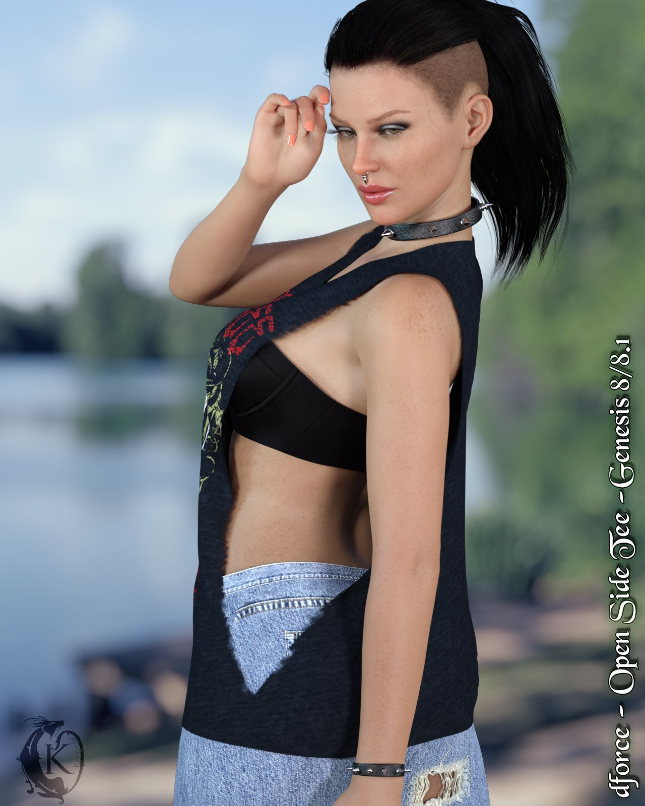 dforce - Open Side Tee - Genesis 8 by N/A