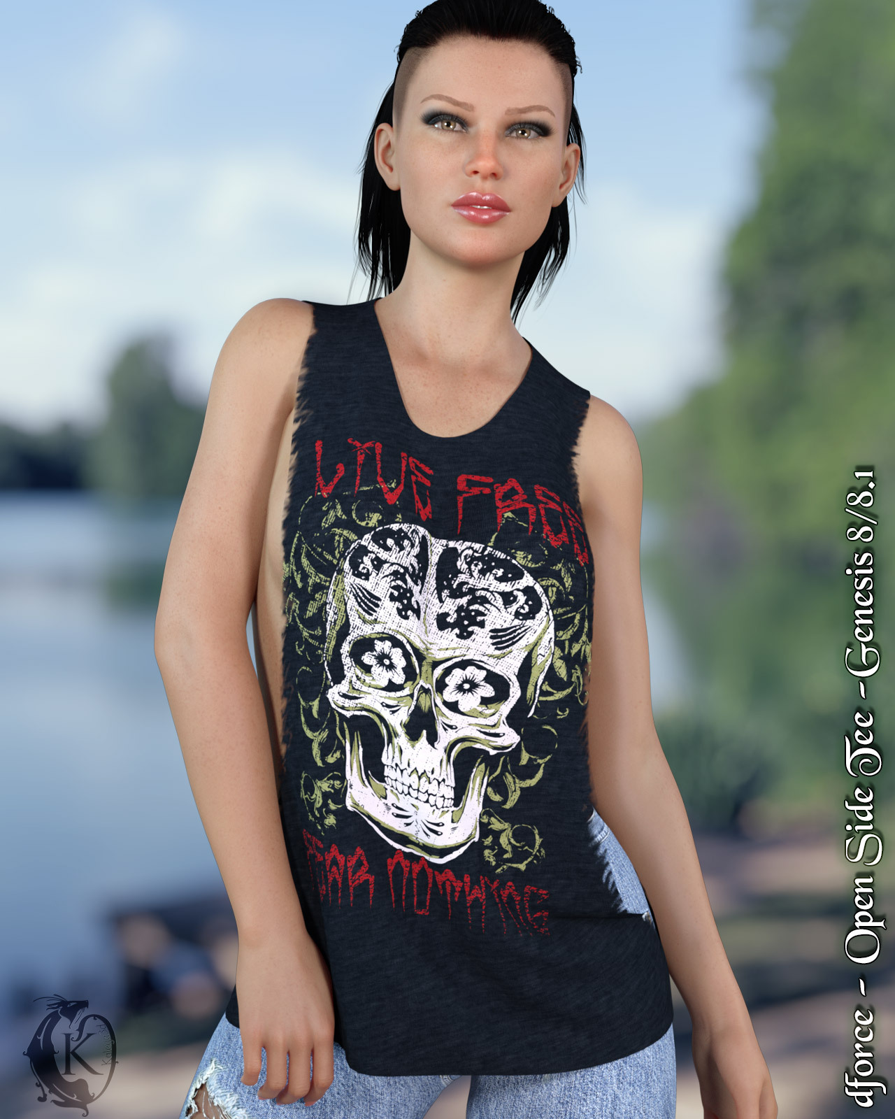 dforce - Open Side Tee - Genesis 8 by N/A