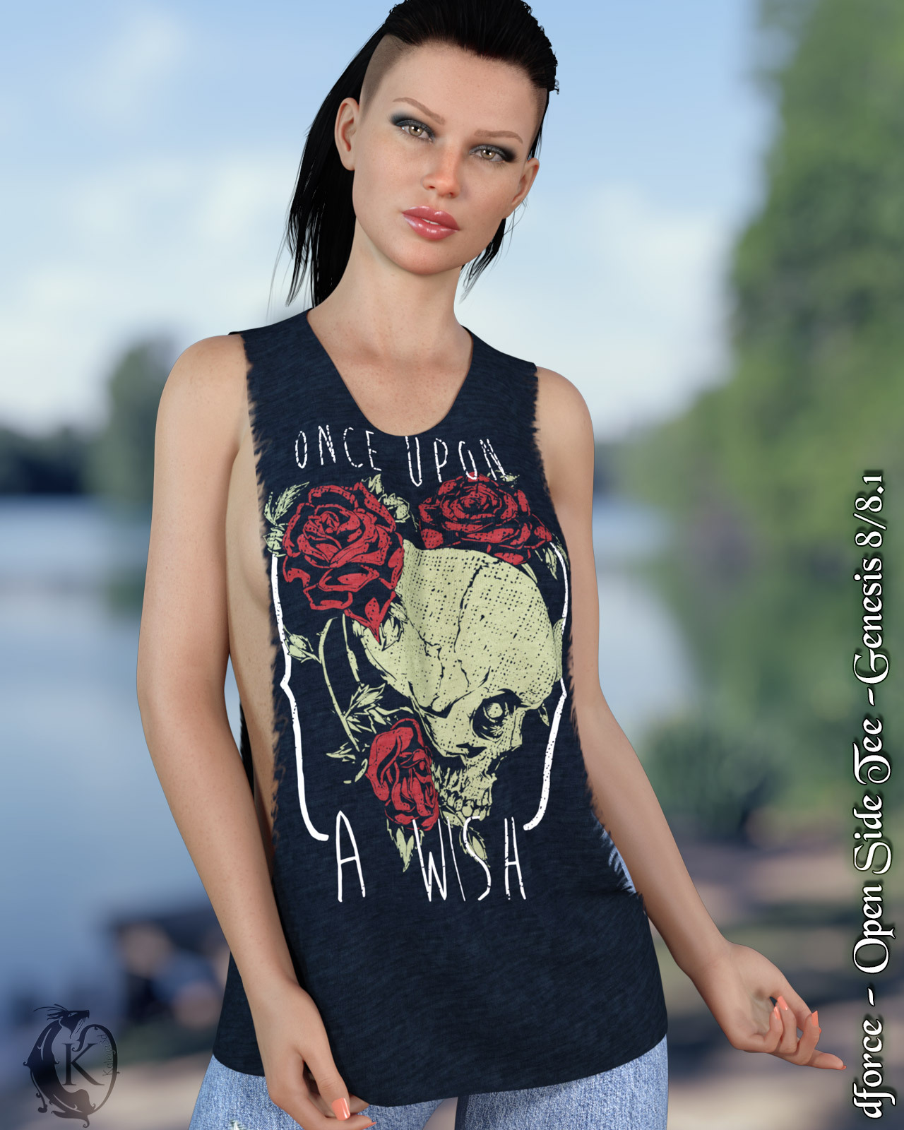dforce - Open Side Tee - Genesis 8 by N/A
