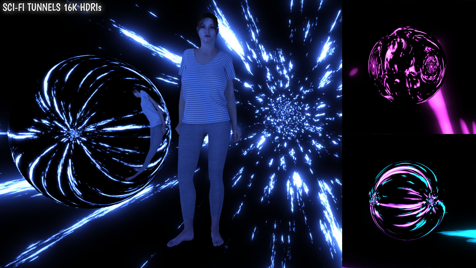 Sci-Fi Tunnels 16K HDRIs by N/A