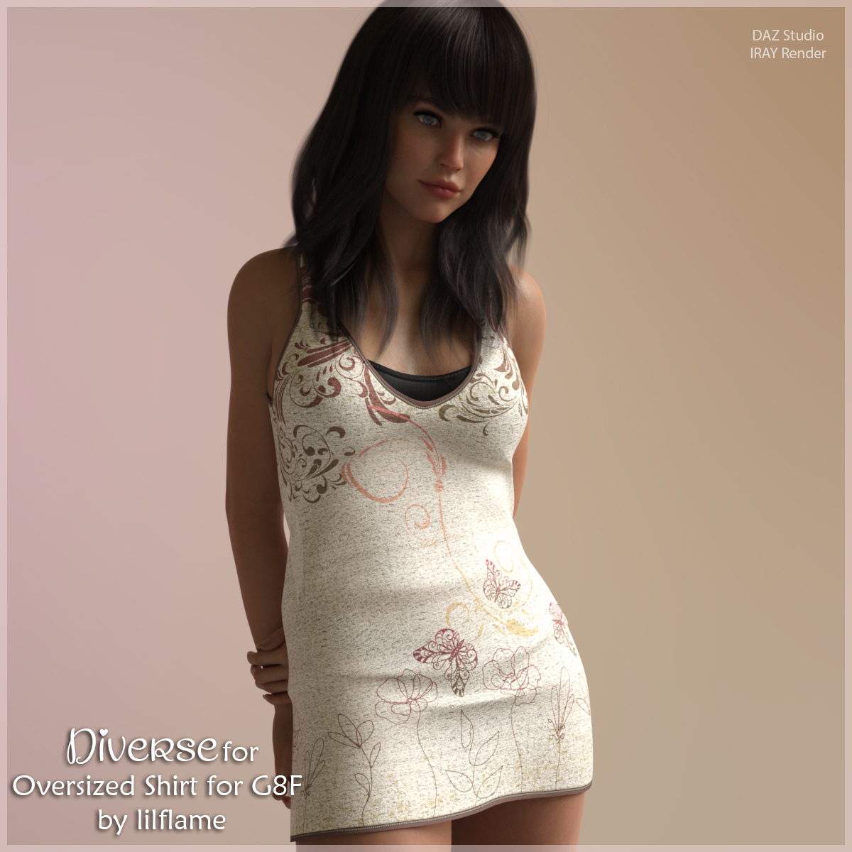 Diverse for Oversized Shirt for G8F by N/A