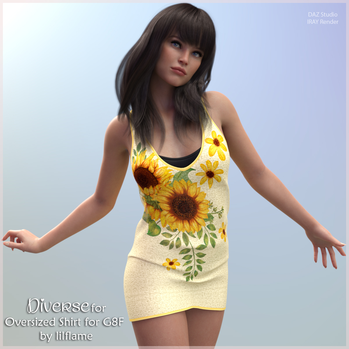 Diverse for Oversized Shirt for G8F by N/A