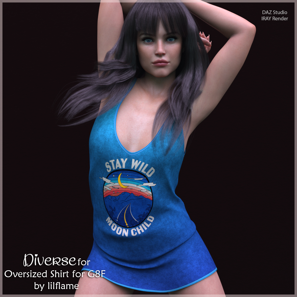 Diverse for Oversized Shirt for G8F by N/A
