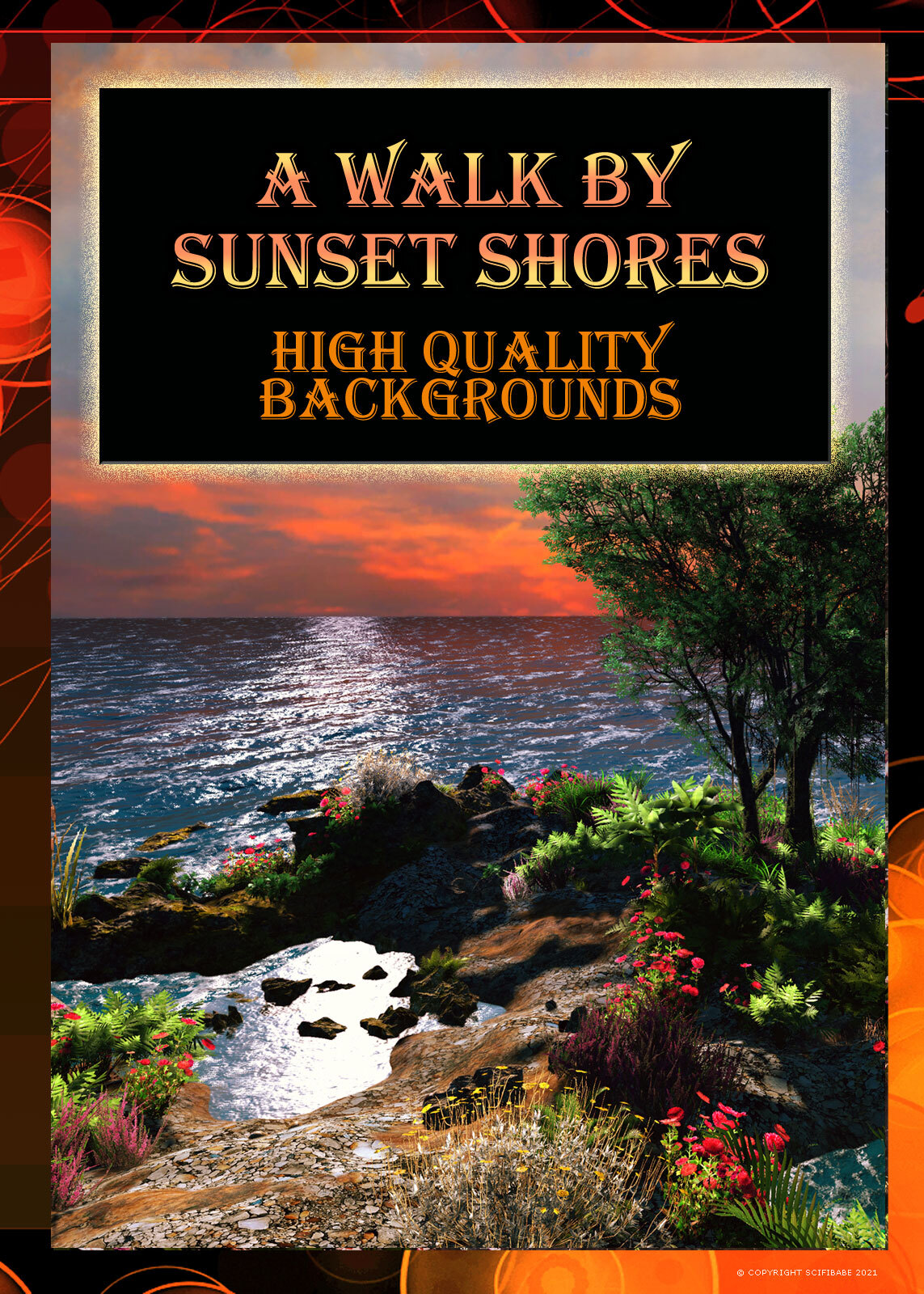 A Walk by Sunset Shores by N/A