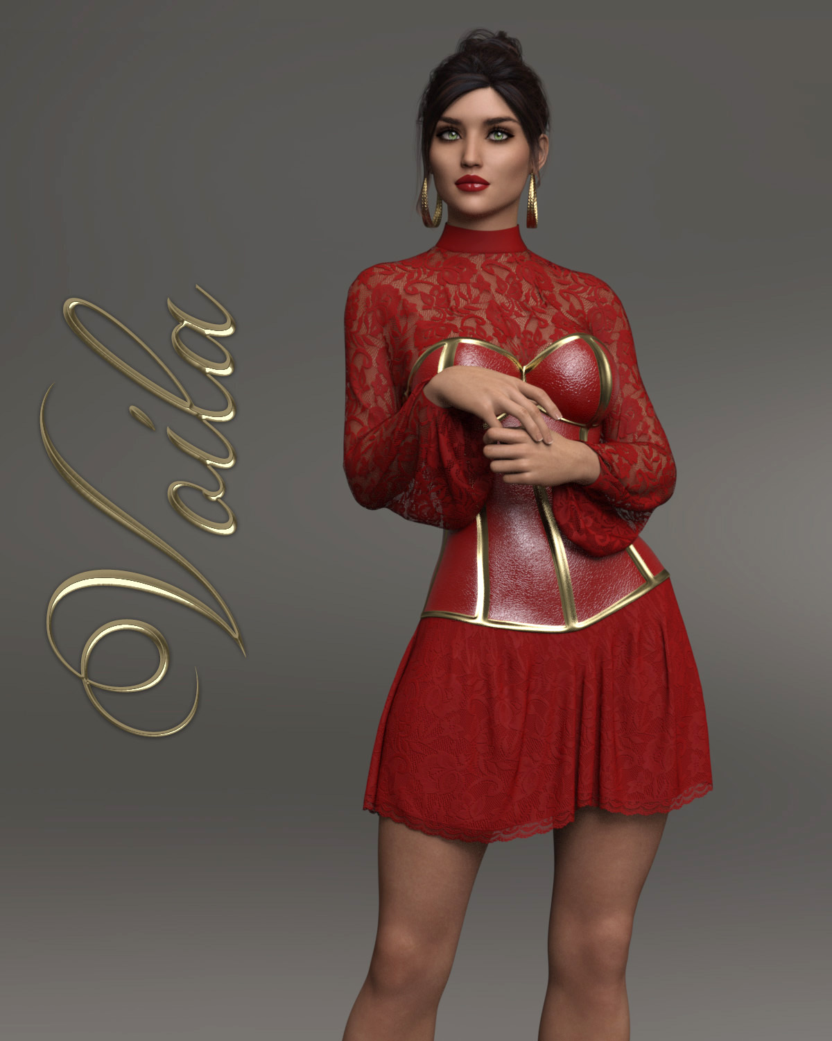 Voila dForce dress for Genesis 8 Females by N/A