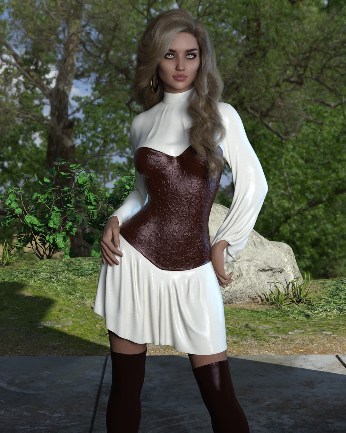 Voila dForce dress for Genesis 8 Females by N/A