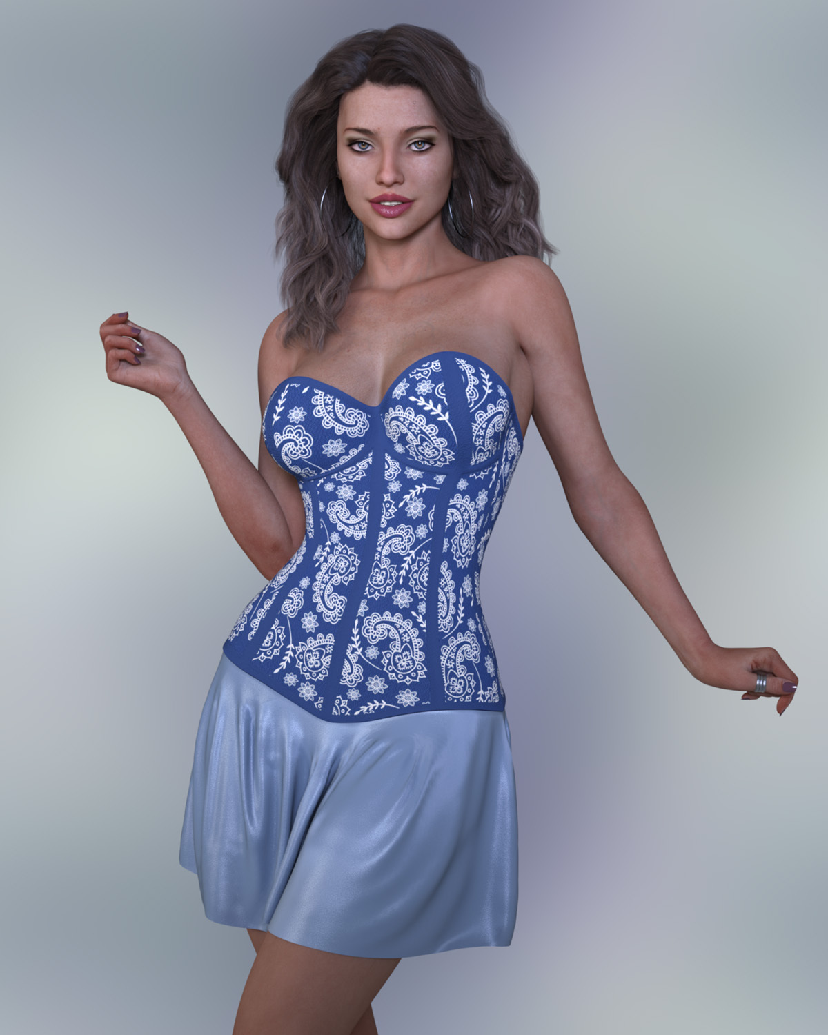 Voila dForce dress for Genesis 8 Females by N/A