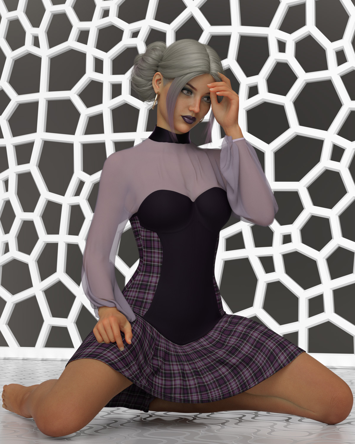 Voila dForce dress for Genesis 8 Females by N/A