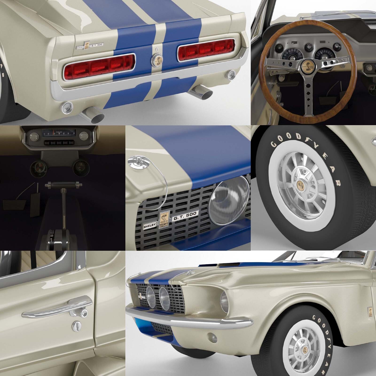 Shelby GT500 1967 - Extended License by N/A