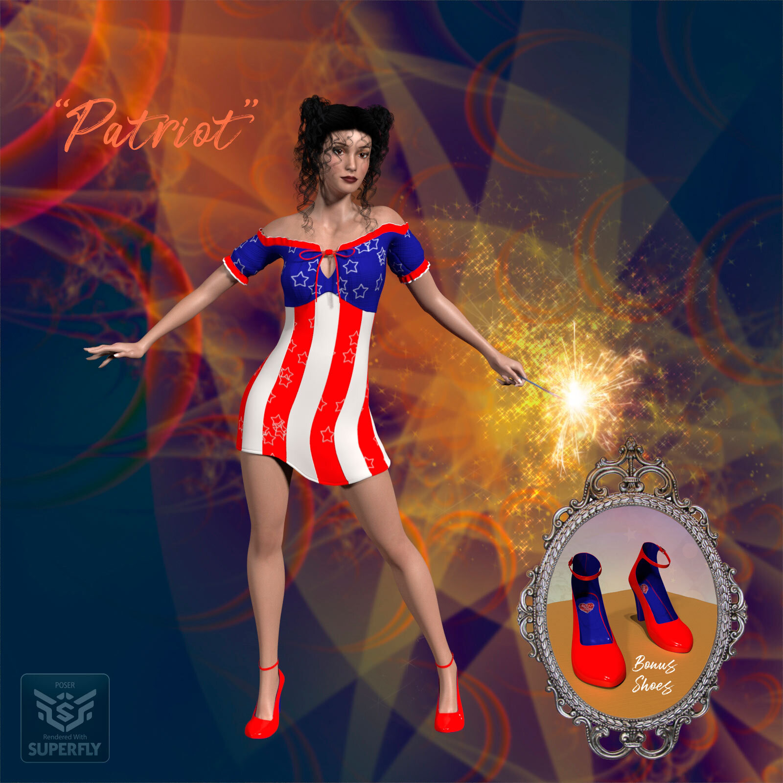 More Pretties For Mamota's Pretty Dress For La Femme by N/A
