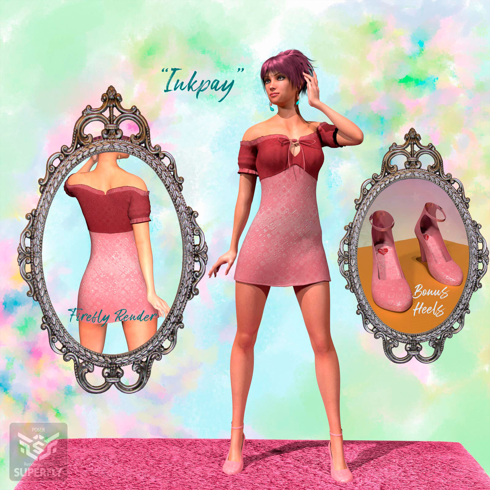 More Pretties For Mamota's Pretty Dress For La Femme by N/A