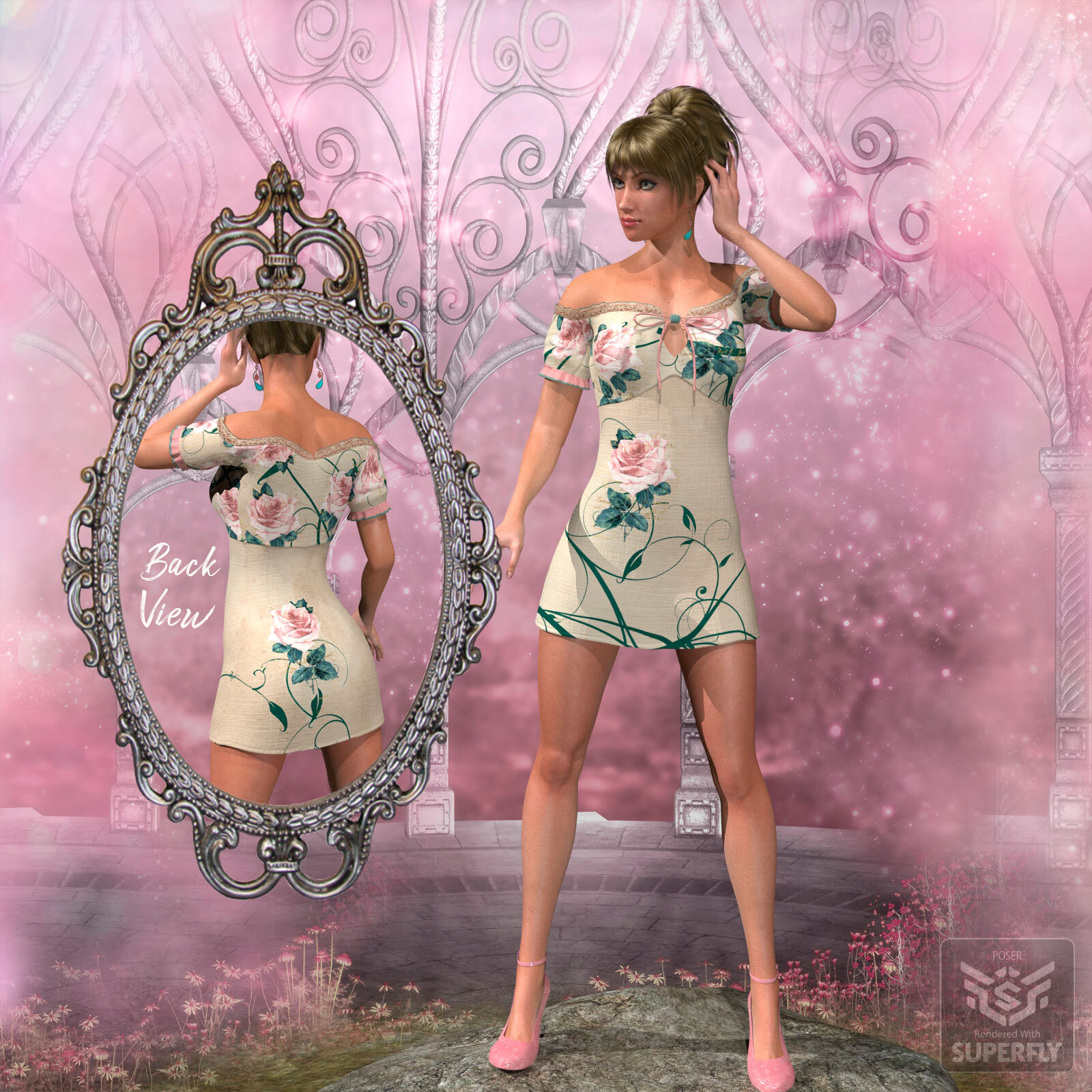 More Pretties For Mamota's Pretty Dress For La Femme by N/A