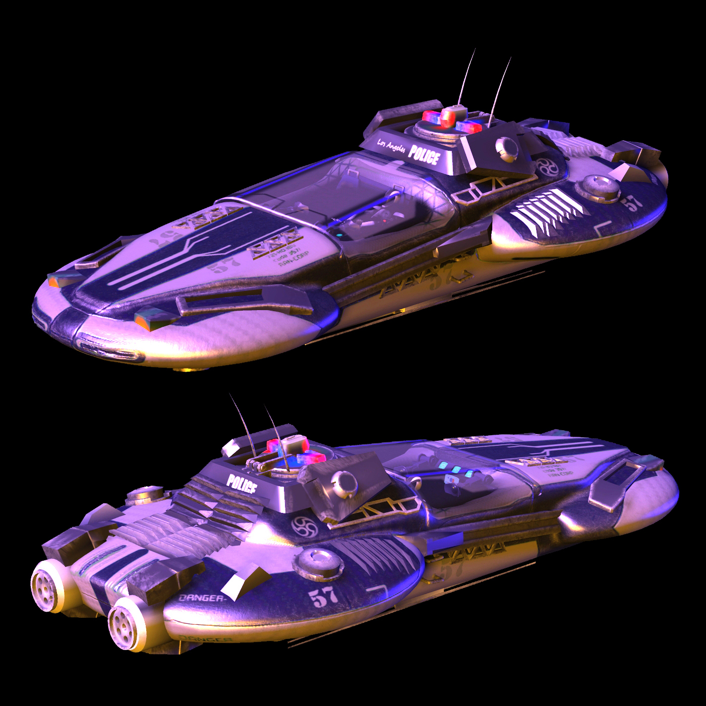Cyber Police Car by N/A