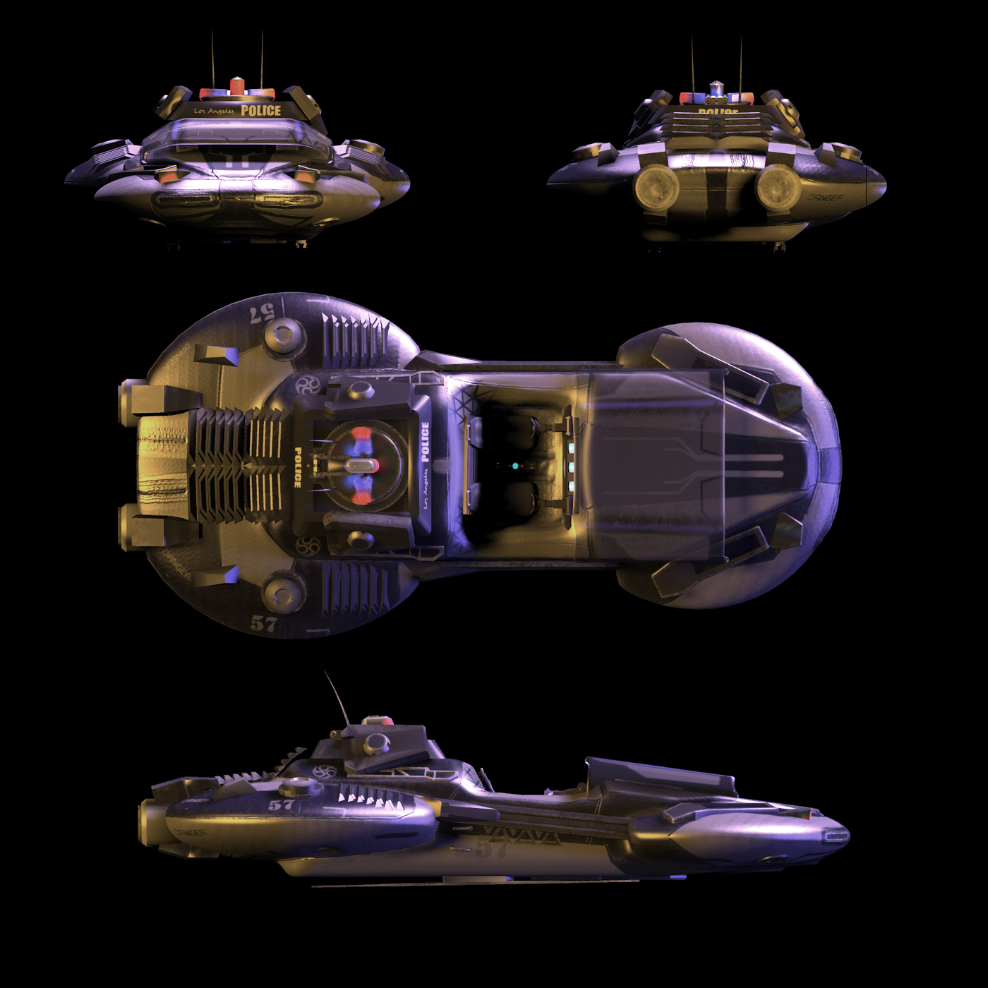 Cyber Police Car by N/A
