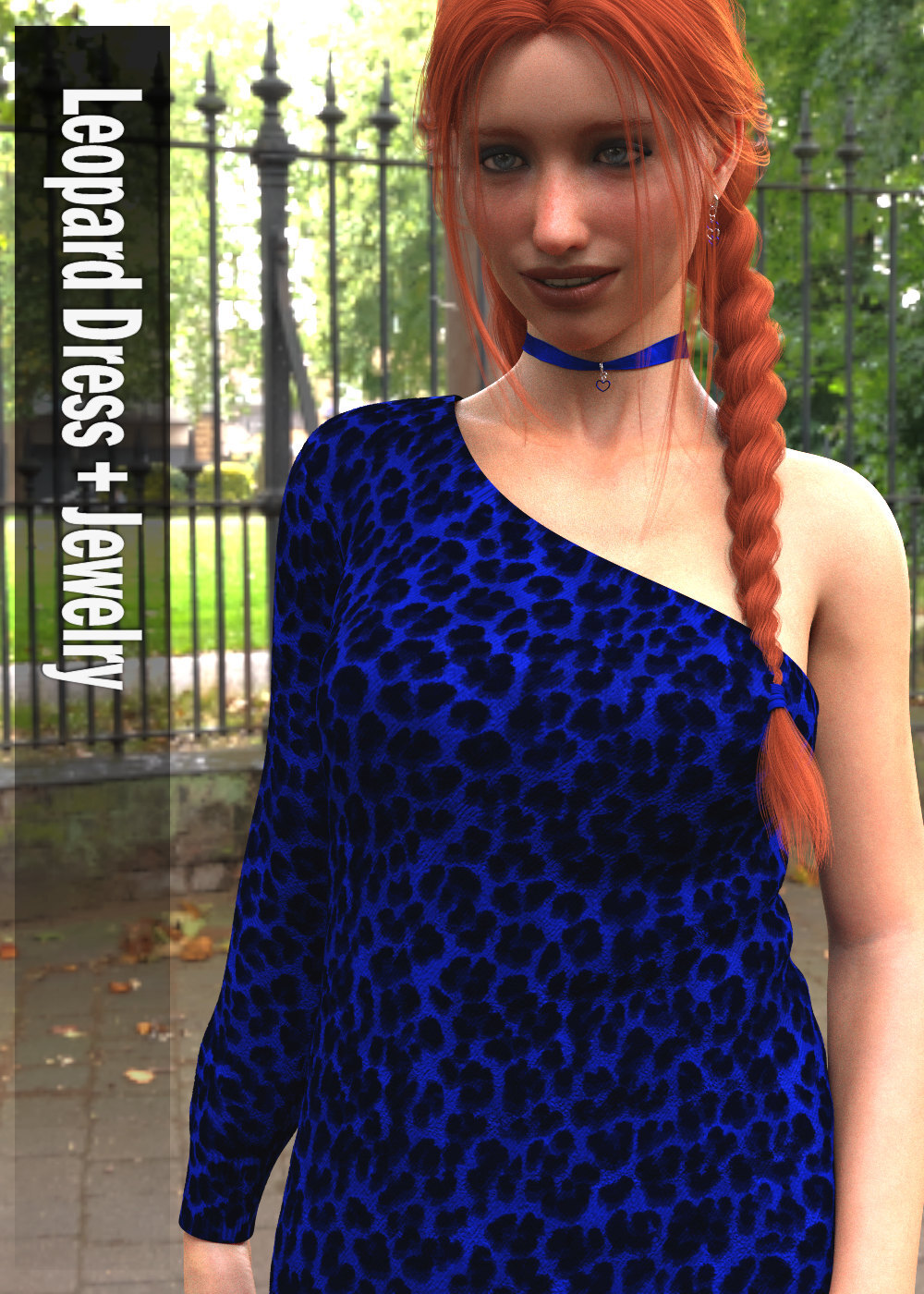 LeopardDress Outfit for Genesis 8 Female by N/A
