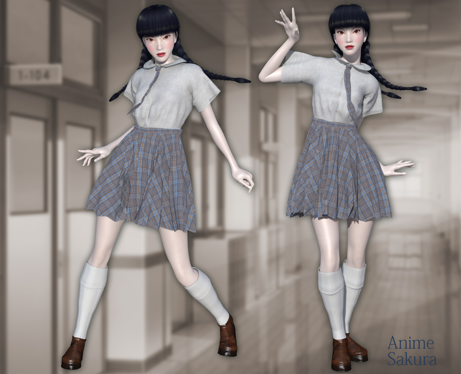 Japanese Fancy School Uniform for La Femme and Anime by N/A