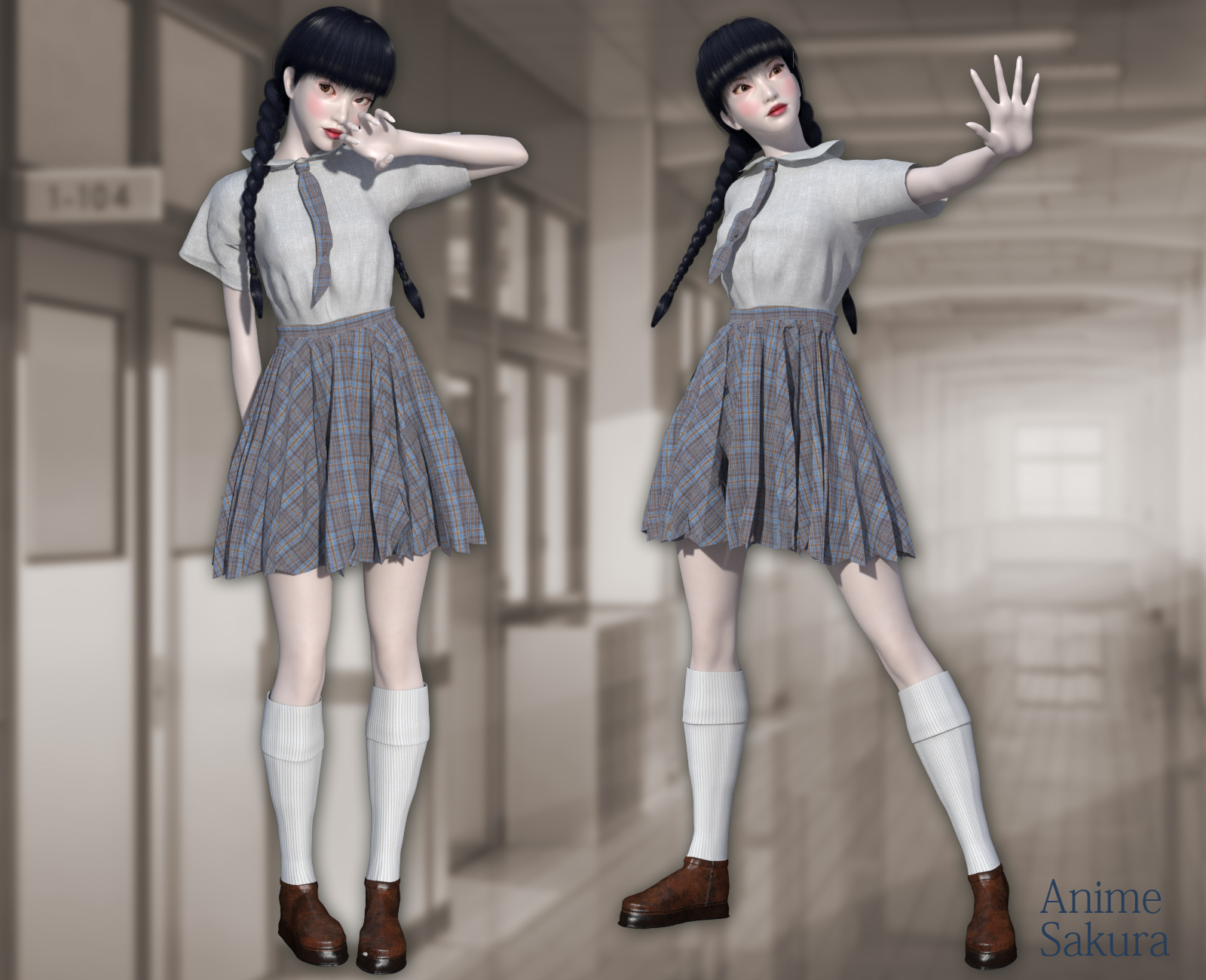 Japanese Fancy School Uniform for La Femme and Anime by N/A