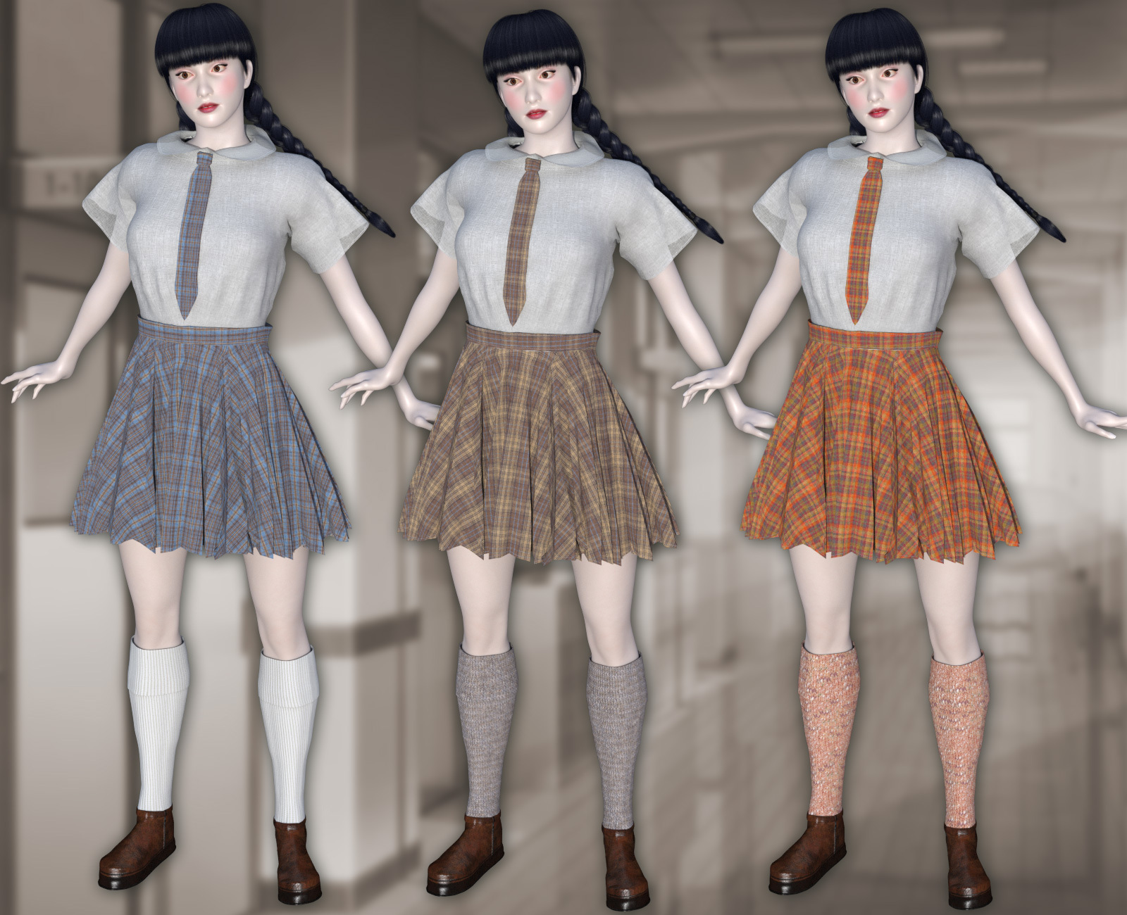 Japanese Fancy School Uniform for La Femme and Anime by N/A