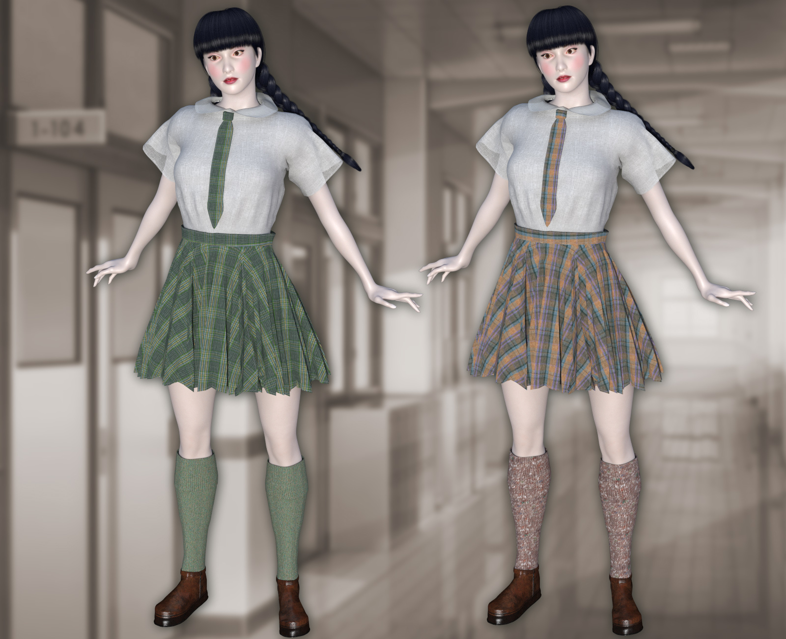 Japanese Fancy School Uniform for La Femme and Anime by N/A