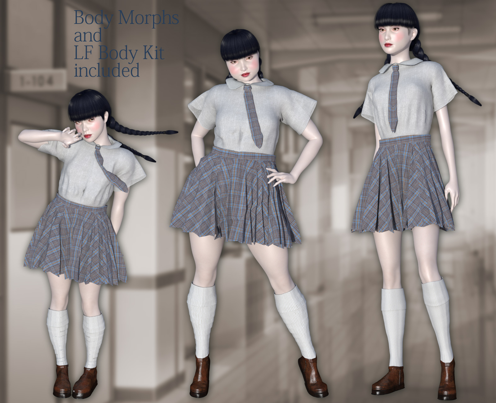 Japanese Fancy School Uniform for La Femme and Anime by N/A