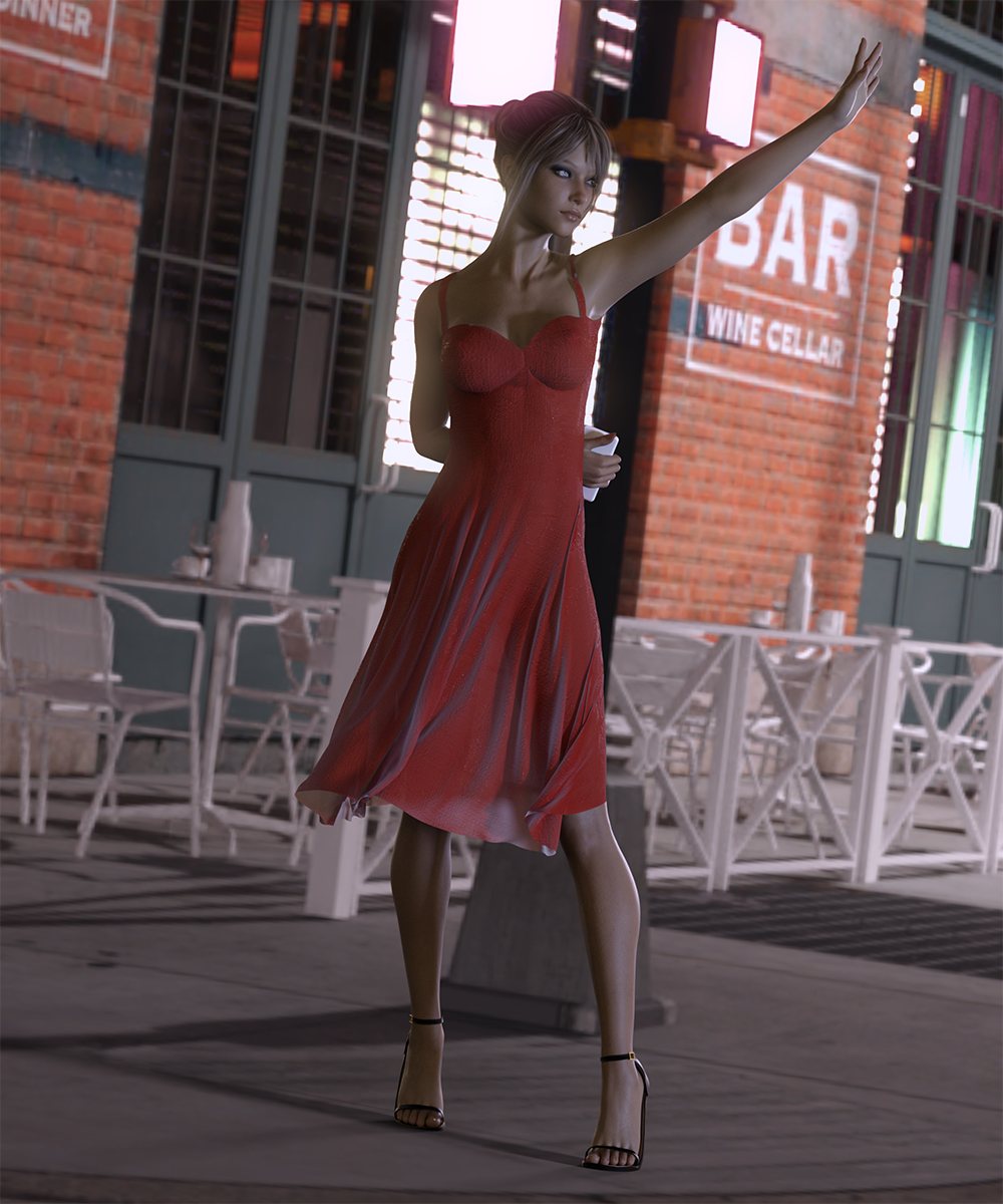 LK3D Sweet Heart Dforce Dress by N/A