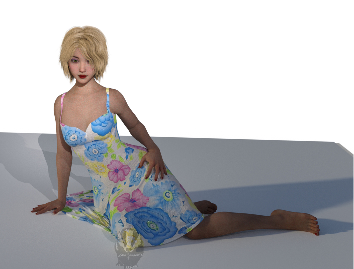 LK3D Sweet Heart Dforce Dress by N/A
