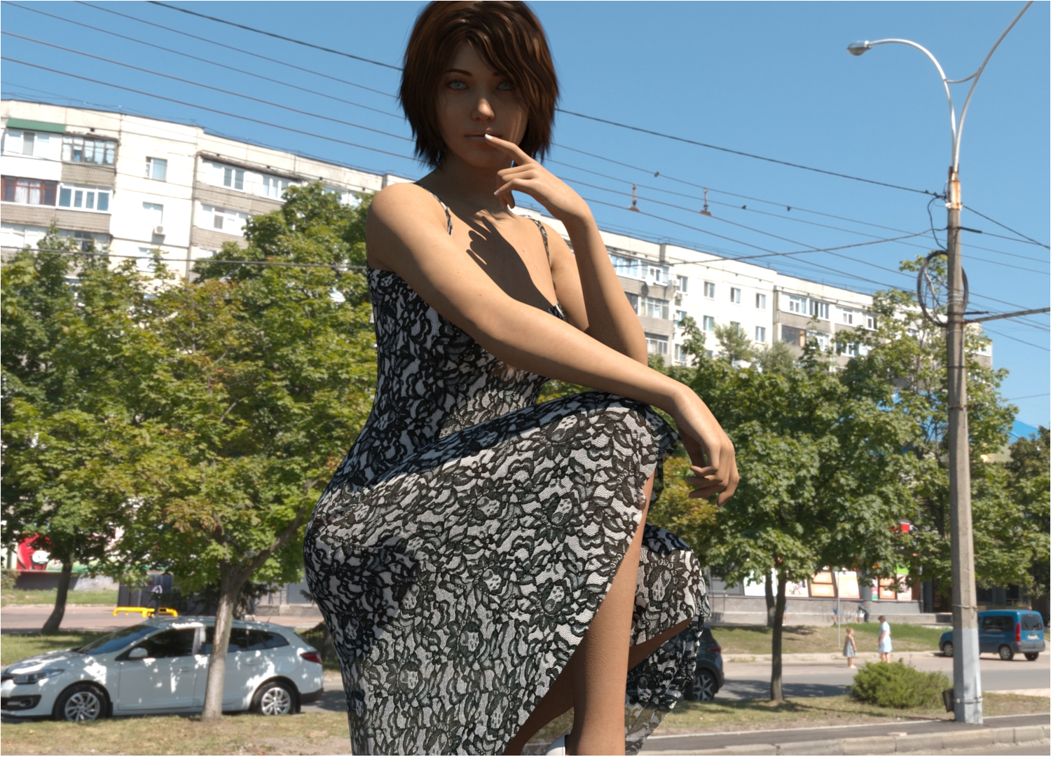 LK3D Sweet Heart Dforce Dress by N/A