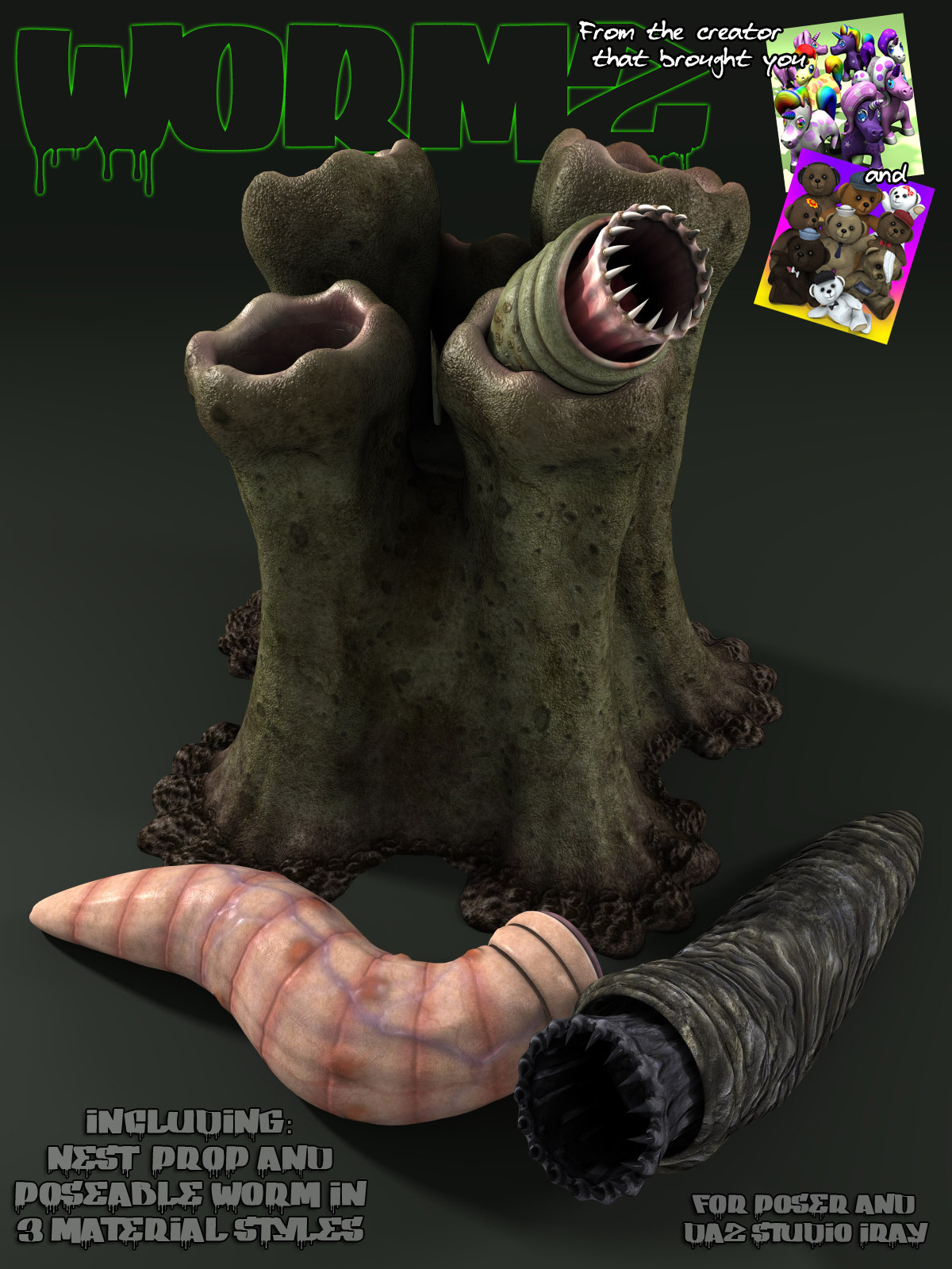 Worm for Poser and DS by N/A