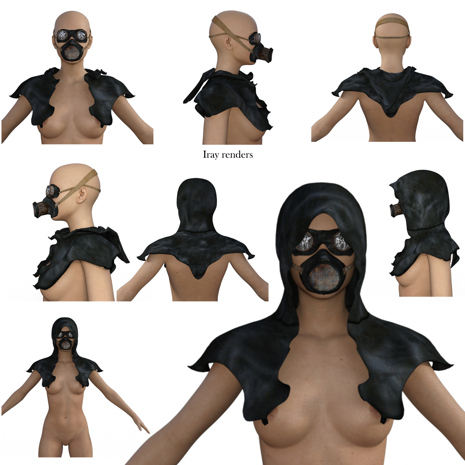 Apocalyptic Head Set for G8F by N/A