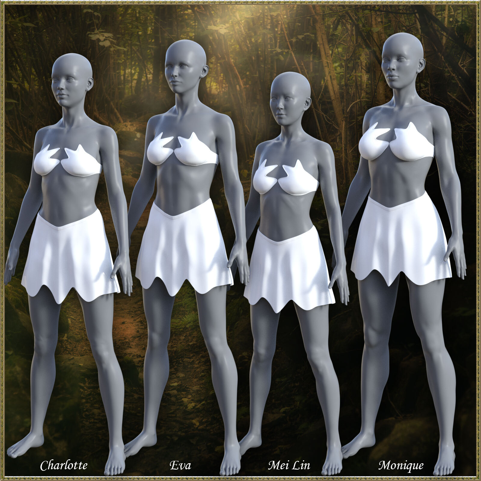 dForce Elementals Earth for Genesis 8.1 Female by N/A