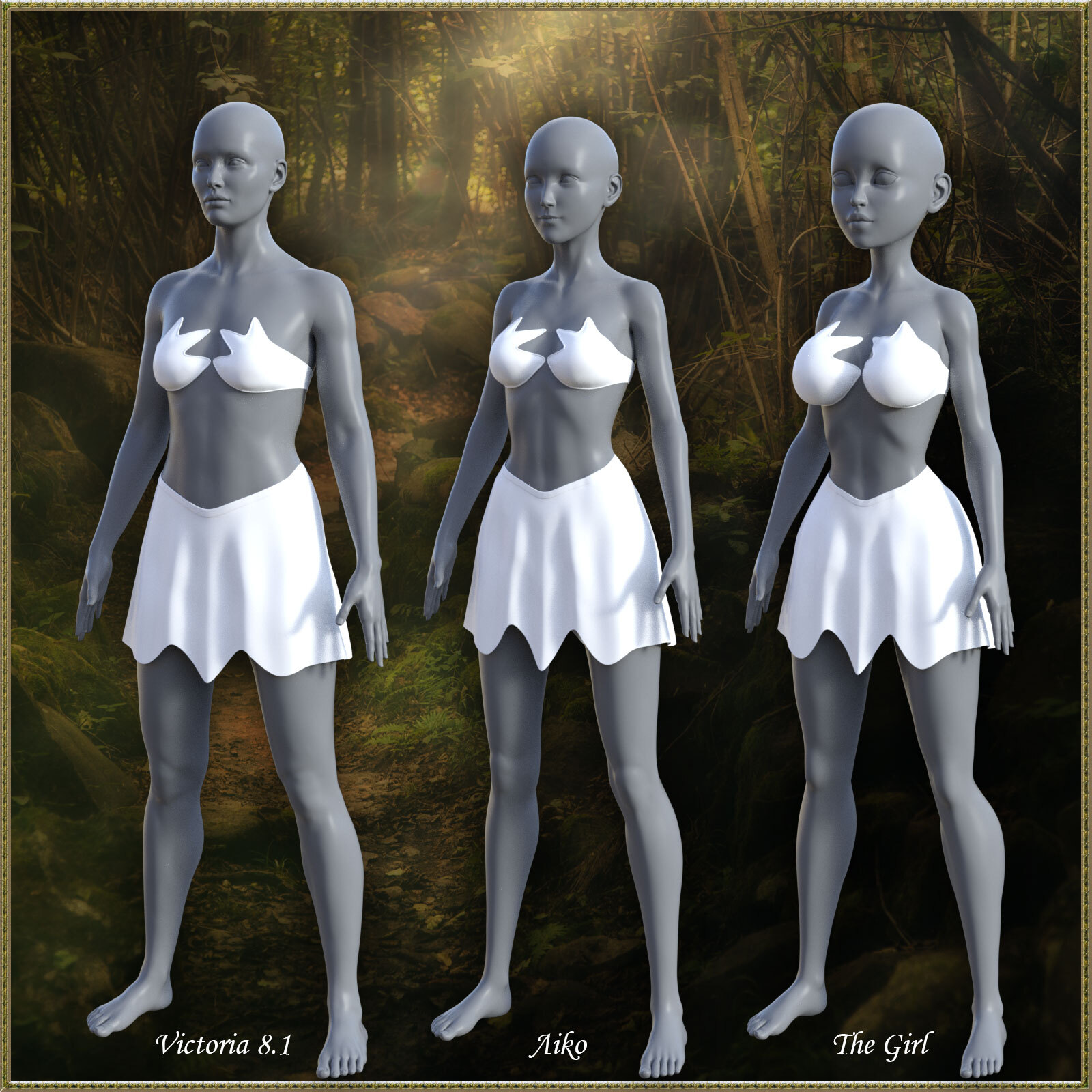 dForce Elementals Earth for Genesis 8.1 Female by N/A