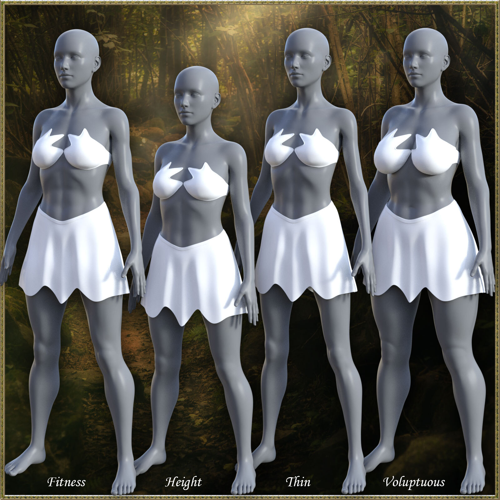 dForce Elementals Earth for Genesis 8.1 Female by N/A