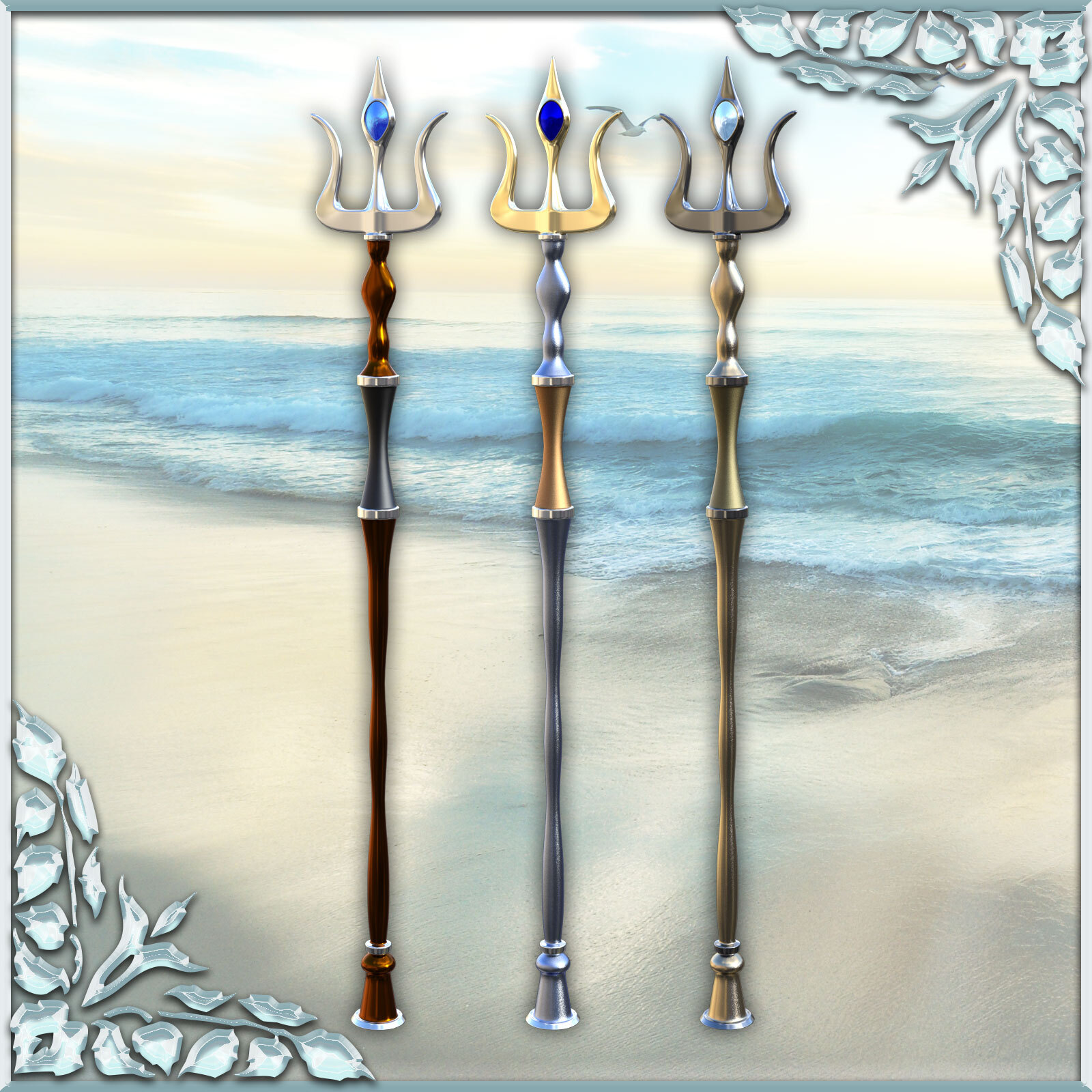 dForce Elementals Water for Genesis 8.1 Female by N/A