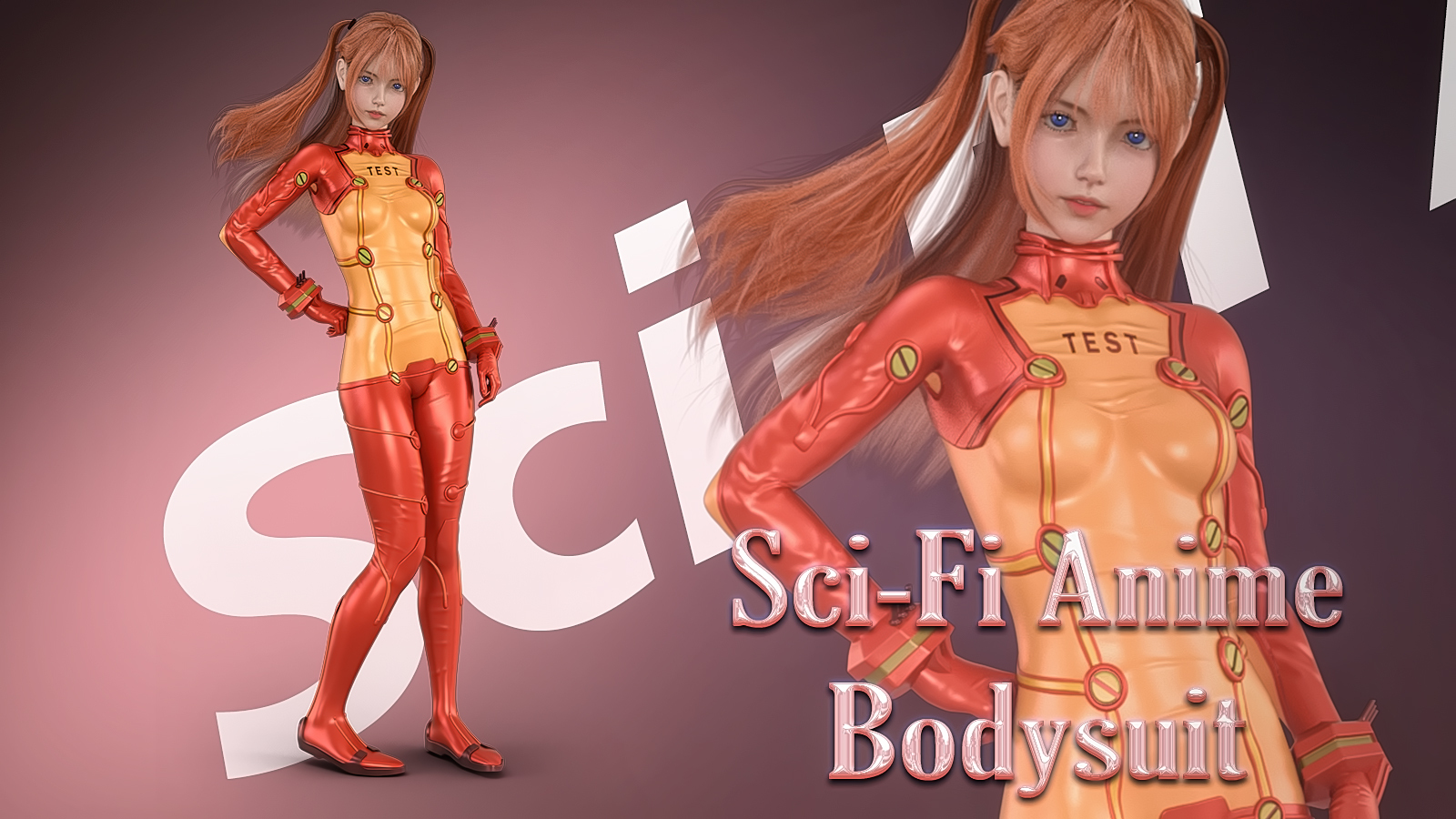 Sci-Fi Anime Bodysuit for G8F by N/A