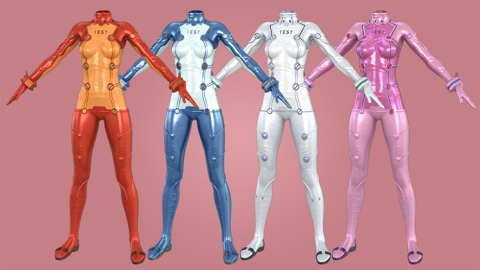 Sci-Fi Anime Bodysuit for G8F by N/A