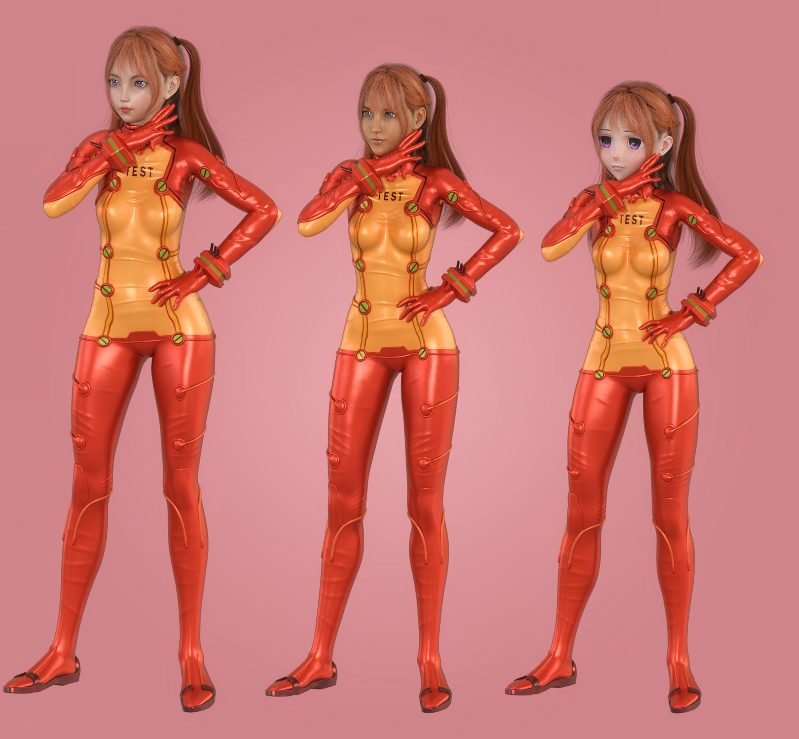 Sci-Fi Anime Bodysuit for G8F by N/A