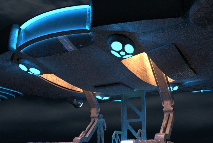 Sumerian Winged Disk 3D Model by N/A